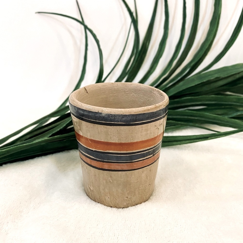 Vintage Handmade Southwest Native American Pottery Cup
